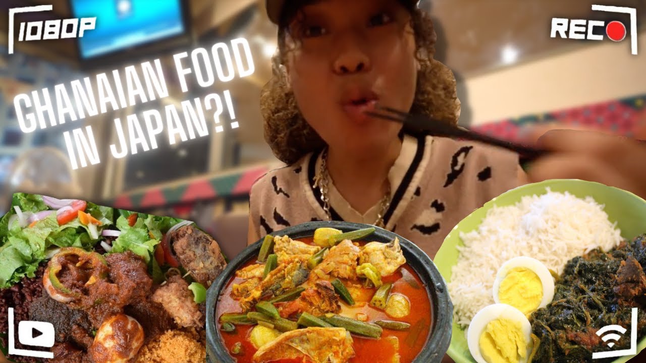 WE FOUND AN AFRICAN RESTAURANT IN JAPAN! *Ghanaian food mukbang*