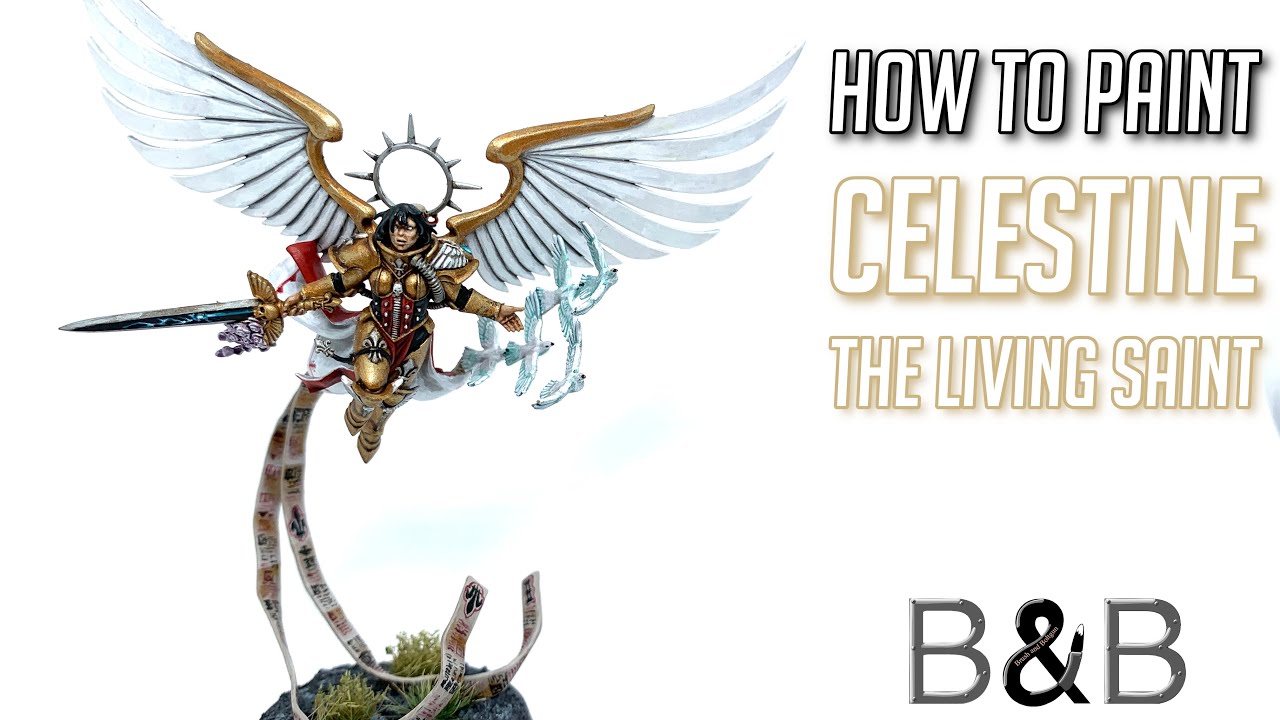 How to paint Celestine, the Living Saint