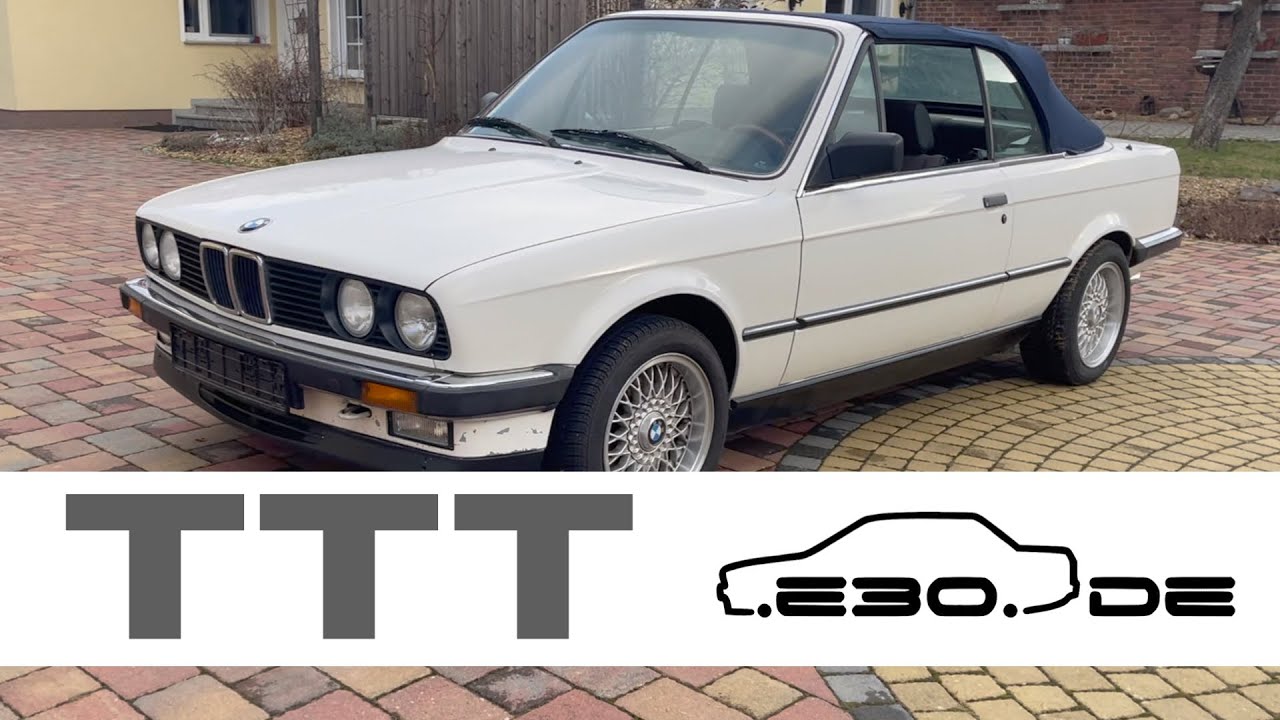 M3 Resto Teil 12 + Cabrio Projekt Teil 1 - Bestandsaufnahme BMW 325iC 1986 + Katze Wuschel