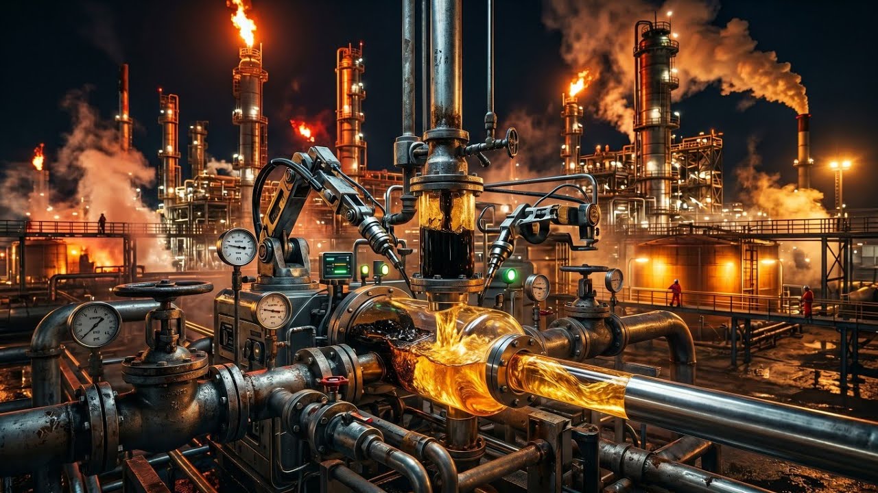Petrol Manufacturing Process | Refinery Documentary 4K