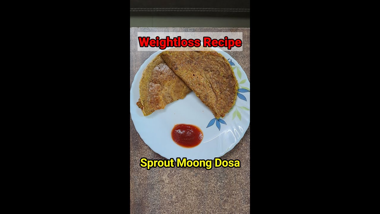 Healthy Crispy Moong Sprout dosa Recipe | #shorts #ytshorts #youtubeshorts #shortsfeed #shortsvideo