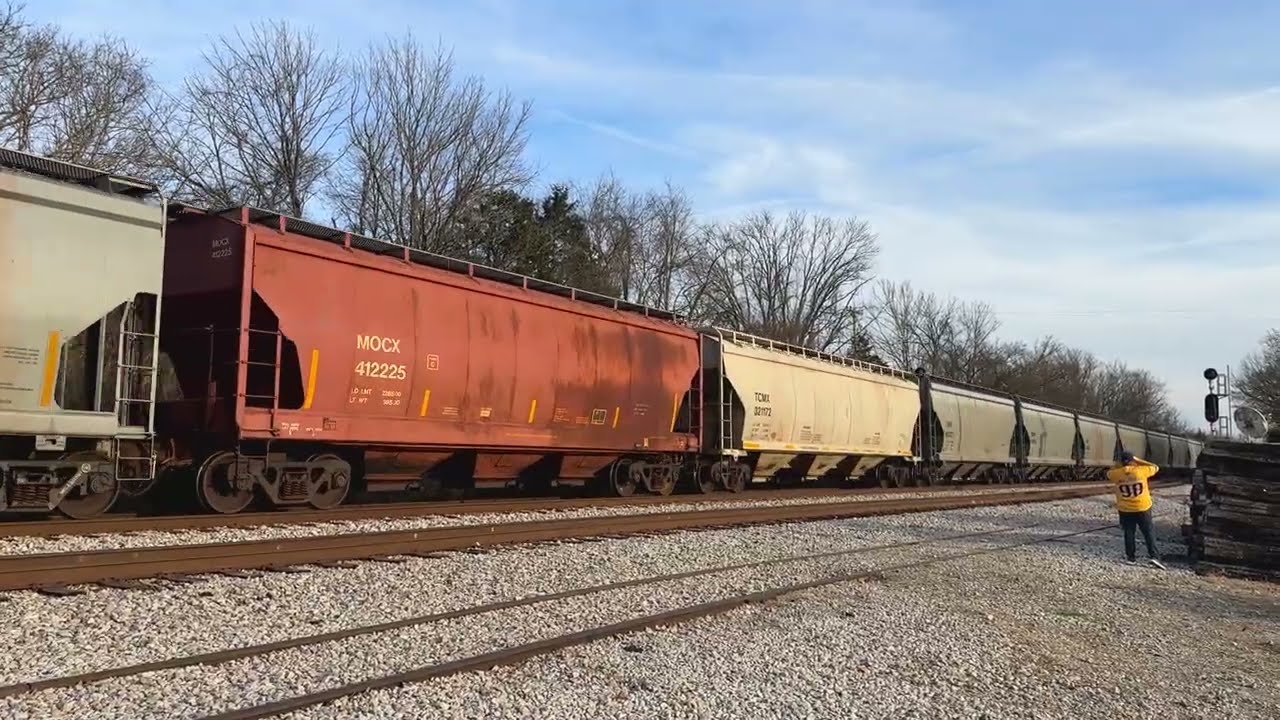 CSX Grain Train In Brentwood TN