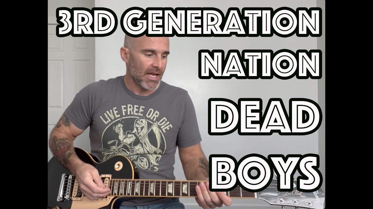 3rd Generation Nation The Dead Boys Guitar Lesson + Tutorial [WITH SOLO!]