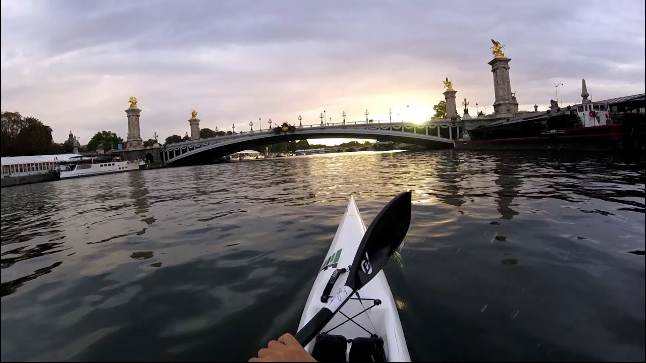 Traverseine 2019 (Nouveau) - Traversée de Paris sur la Seine en kayak au lever du soleil - Gattaca