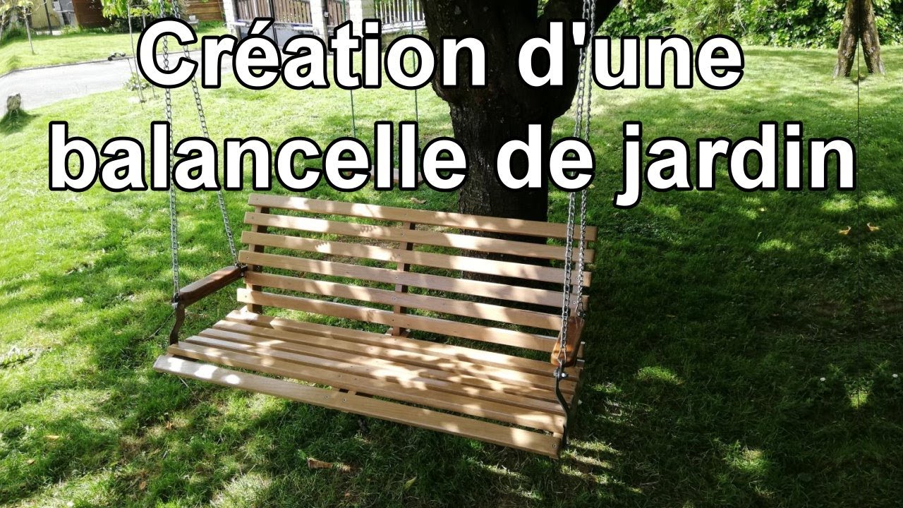 Cr&eacute;ez votre propre balancelle de jardin en fr&ecirc;ne : pliable et robuste