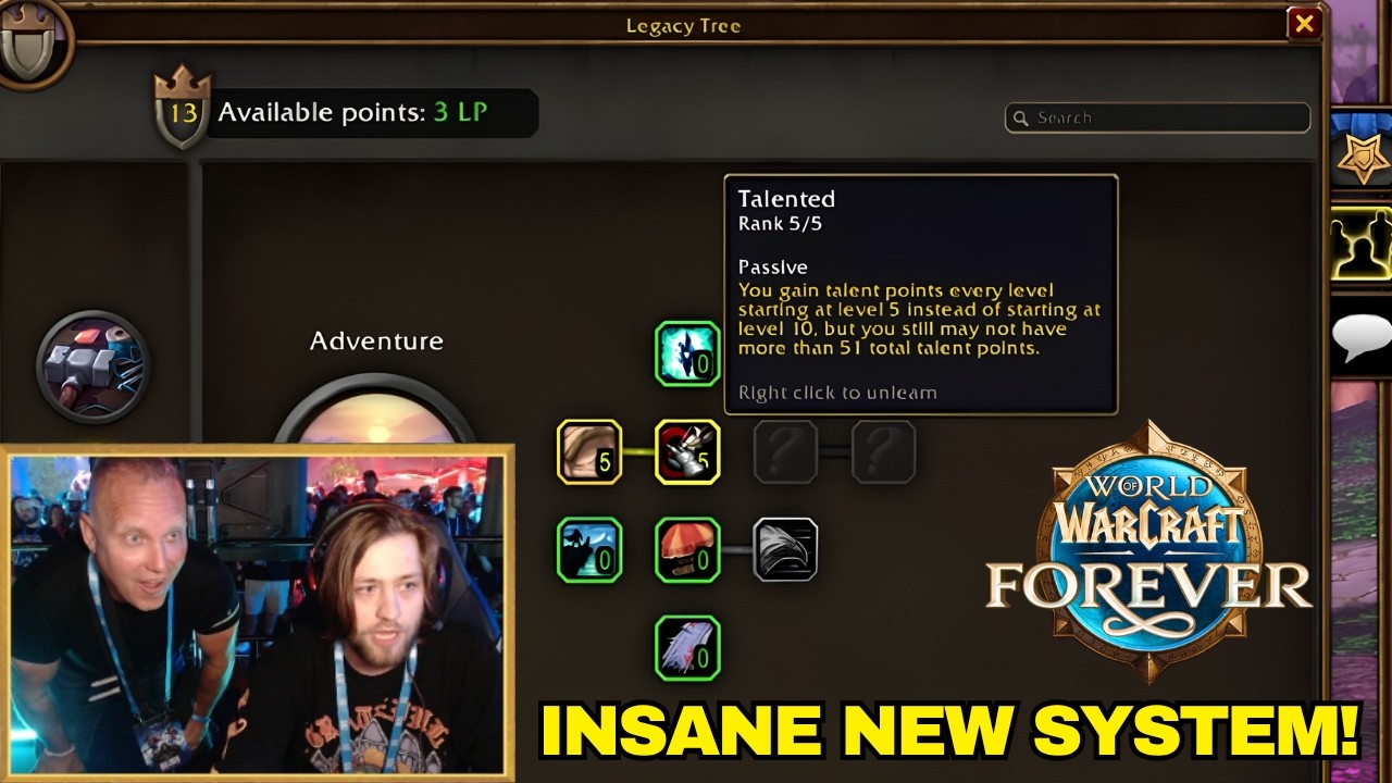 WoW Forever's NEW Legacy Talent System Is INSANE!