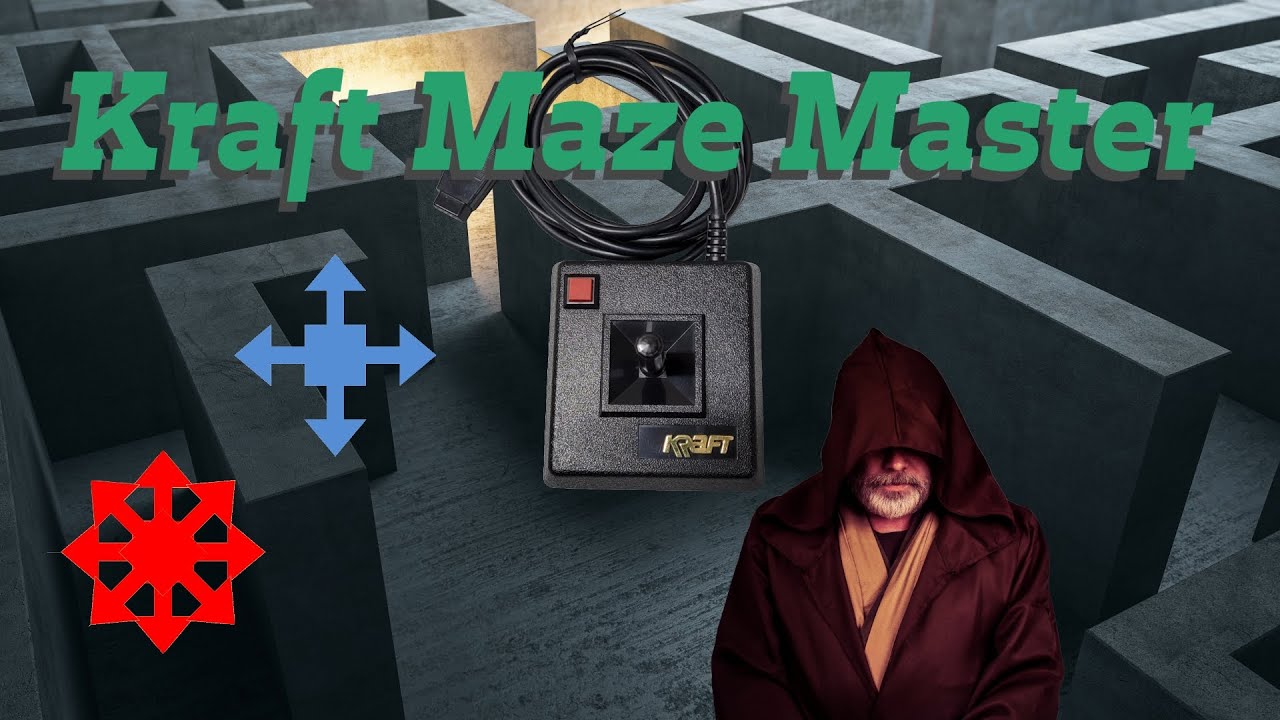 (1983) Kraft Maze Master : Atari Joystick with a 4 or 8 Directional Switch on the Fly