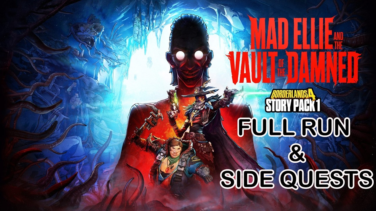 Borderlands 4 Mad Ellie and the Vault of the Damned Full Run / Walkthrough (All Side Quests, no com)