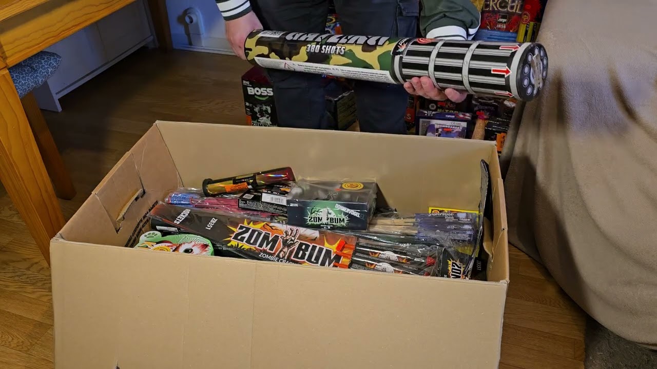 XXL Feuerwerk Unboxing Reste/Bestand Silvester 2025/2026 