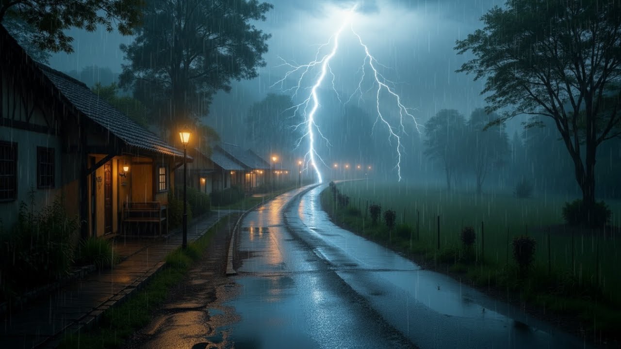 Sounds of Rain & Thunder for Deep Sleep – Relax Your Mind & Sleep Peacefully Tonight
