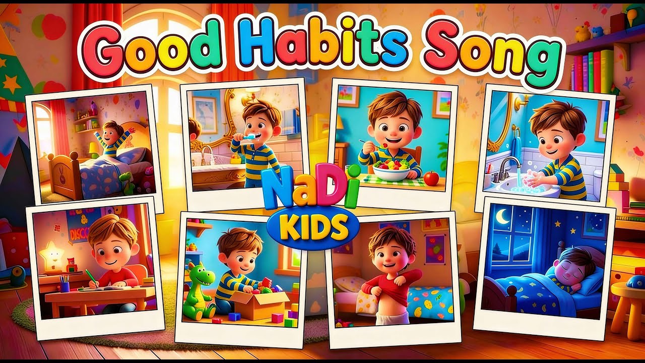 Good Habits Song for Kids 🌟 | Healthy Habits & Manners | Learning Song for Children