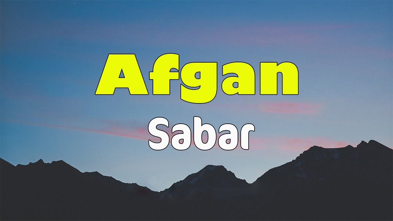 Afgan - Sabar Lirik
