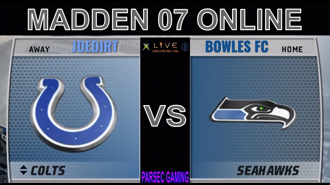 Madden NFL 07 Online Using PARSEC! Me vs JoeDirt