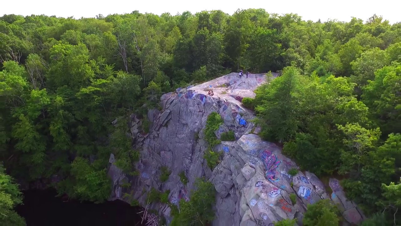 The Assonet Ledge: Freetown State Forest, MA Drone