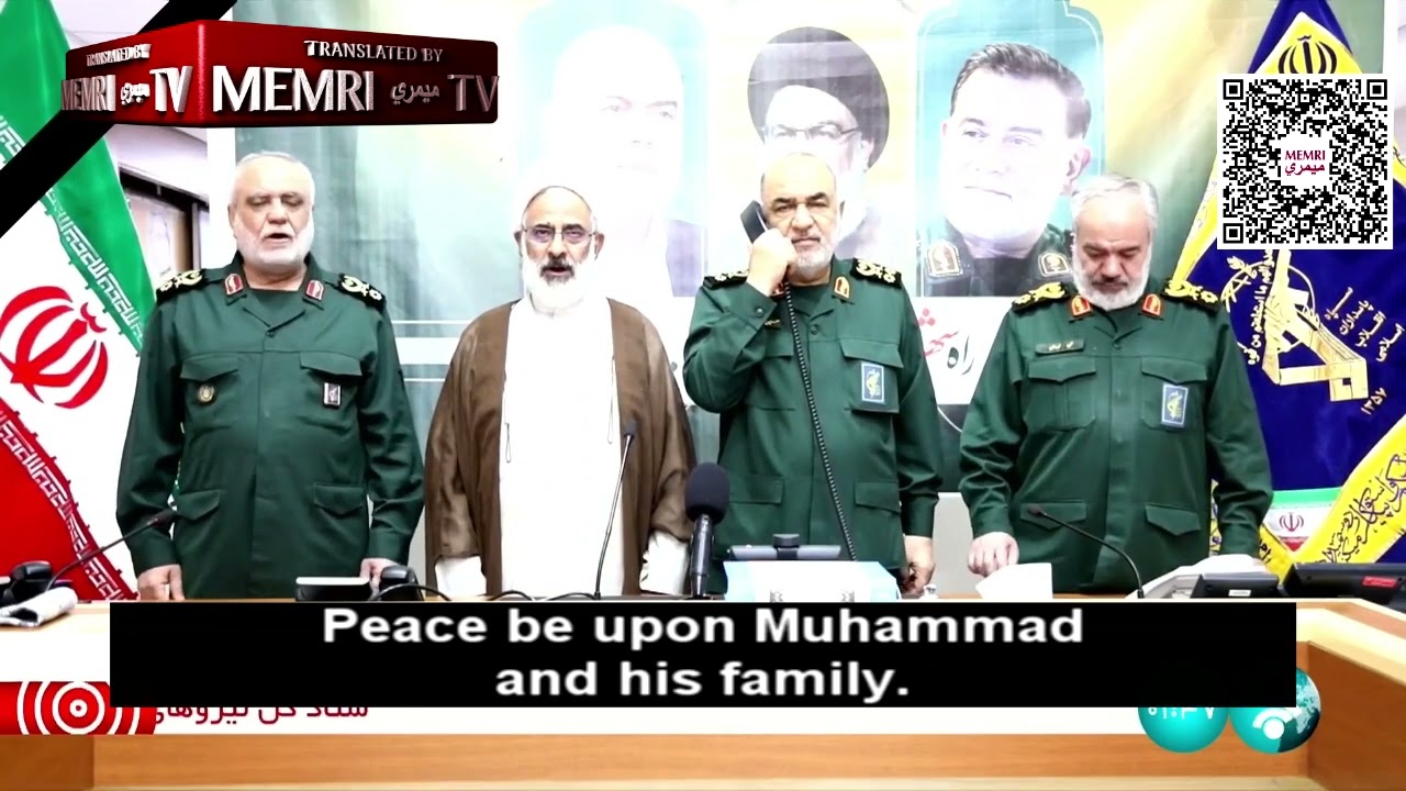 IRGC Commander-in-Chief Hossein Salami Delivers The Order To Launch 200 Missiles At Israel