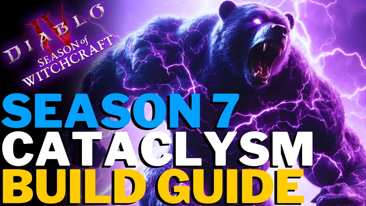 Diablo 4 - CATACLYSM Endgame Build Guide! HCSSF Approved! NO Igni/Bac Required! // Season 7
