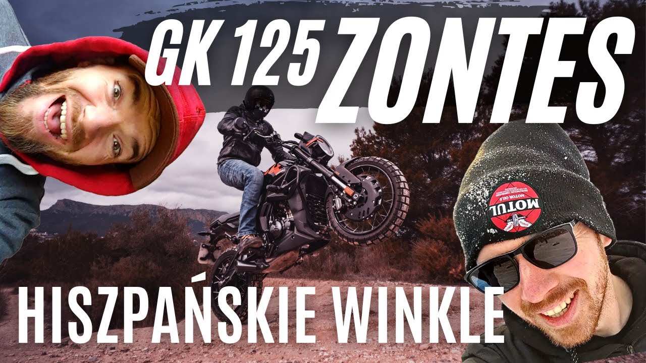 Przetestowaliśmy motocykl z wypożyczalni: Zontes 125 GK i hiszpańskie góry oraz winkle.