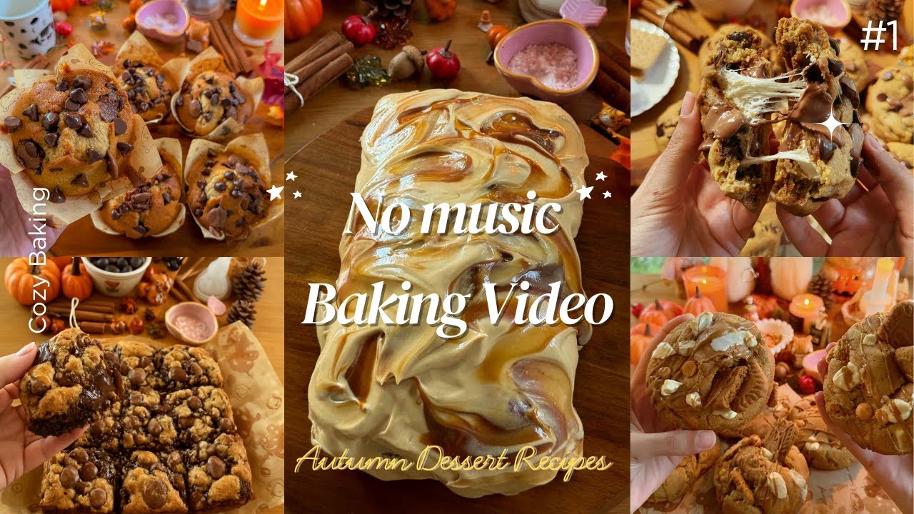 Cozy Fall Baking Compilation 🍁 Autumn Dessert Recipes | ASMR Vibes, Fireplace  Perfect for Sleep 🌙