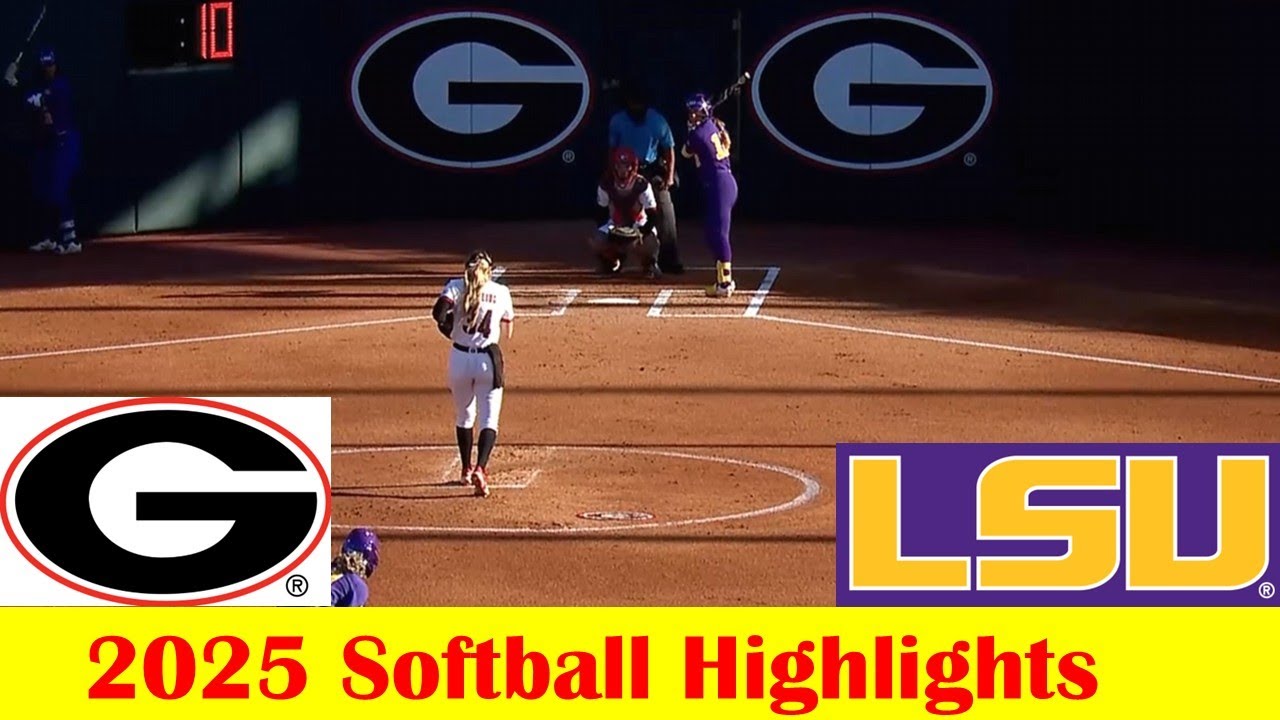 #3 LSU vs #15 Georgia Softball Game Highlights 3 21 2025