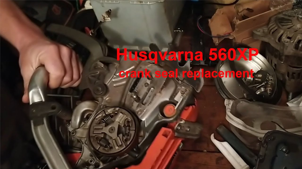 Husqvarna 560XP crank seal replacement