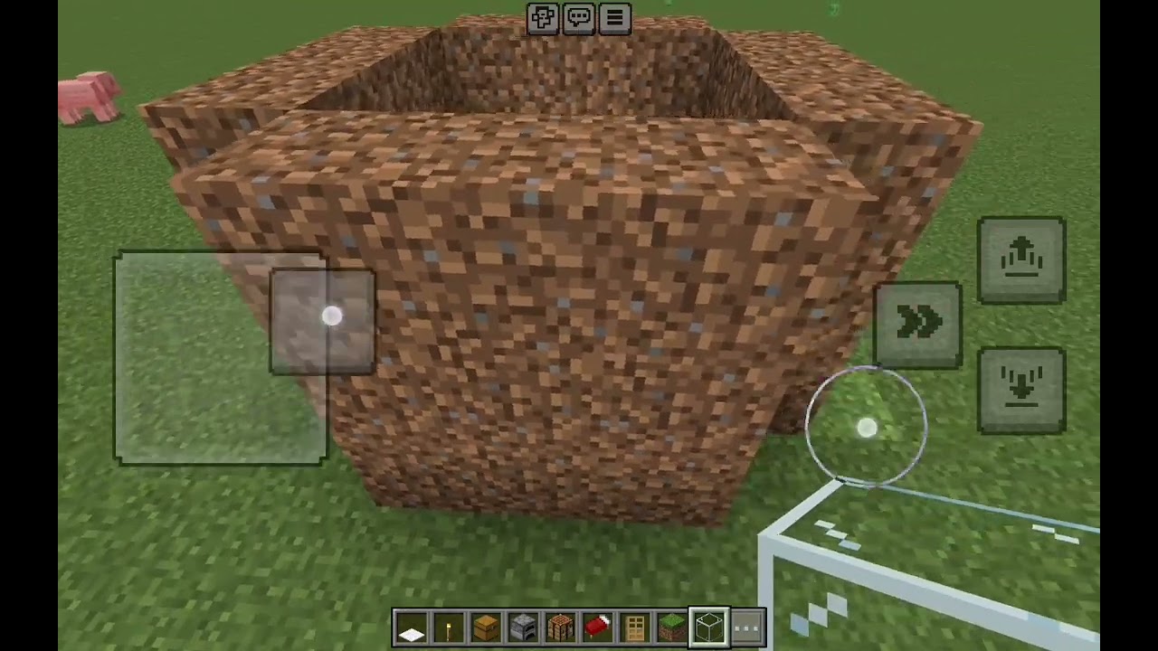 Как Построить, Земляной Домик в Minecraft. 