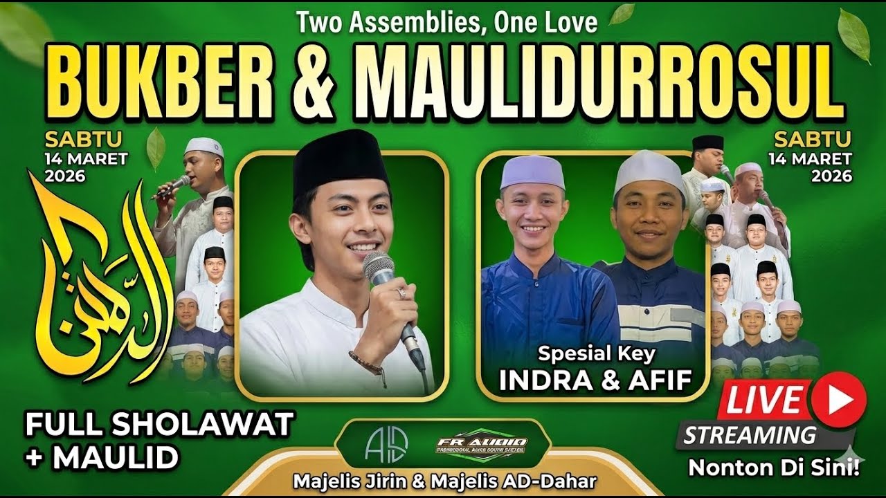 LIVE STREAMING|| MAJELIS AD - DAHAR & JIRIN // SEMARANG 14 MARET 2026