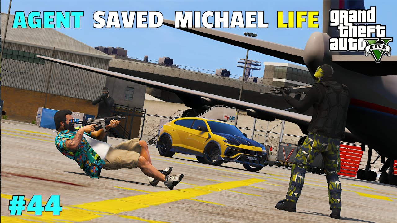 AGENT SAVED MICHAEL FROM DRAGONS | GTA V GAMEPLAY | EPISODE#44 