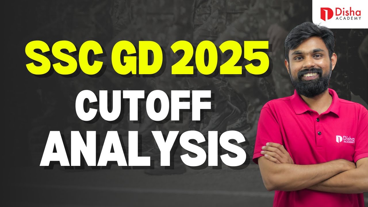 SSC GD 2024-25 | CUT OFF ANALYSIS #ssc #sscgd #cutoff