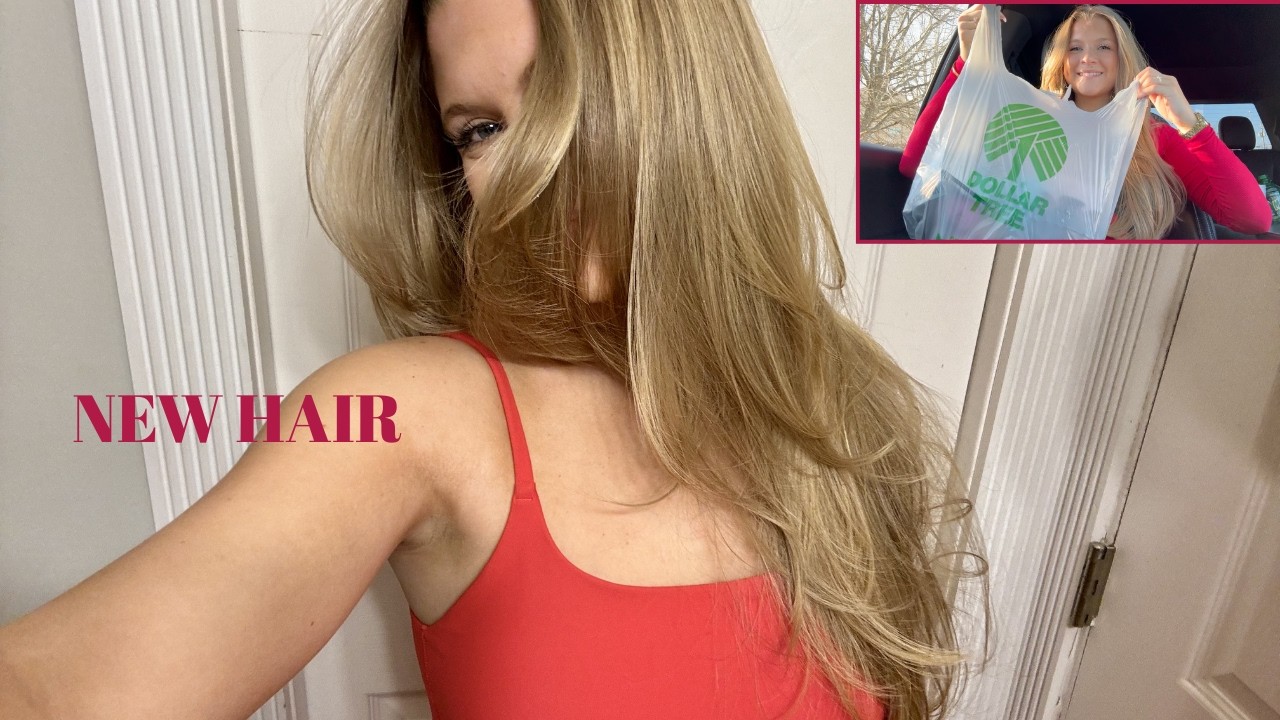 NEW HAIRCUT✂️💇🏼‍♀️ - DOLLAR TREE HAUL💚 + ACADEMY 🛒