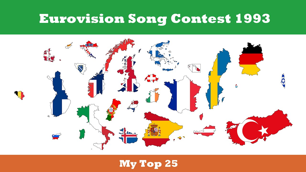Eurovision 1993 - My Top 25