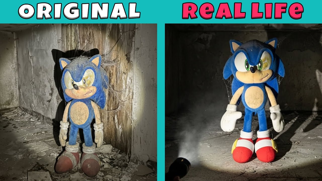 We will never forget you, Sonic! | Sonic Original vs Real Life | Sonic Animation