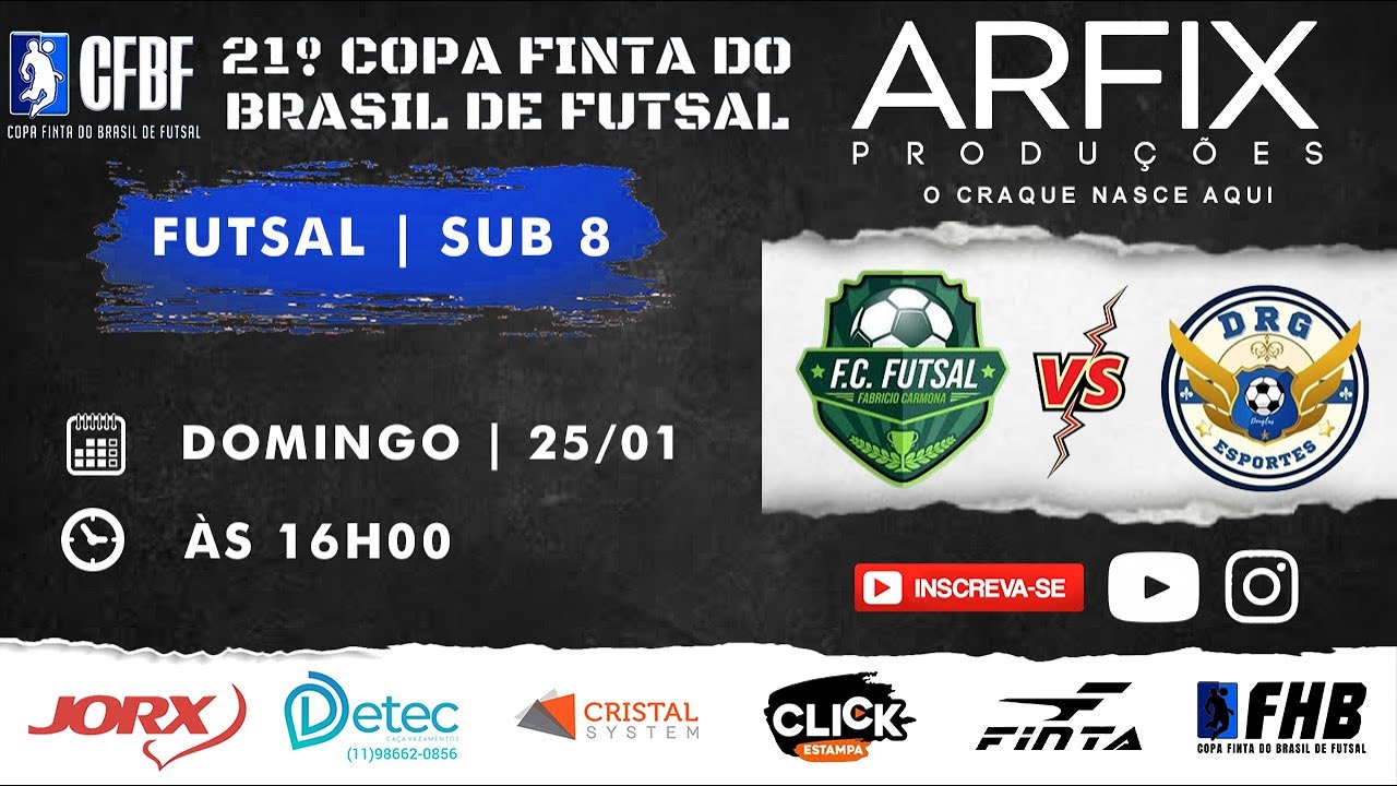 FC FUTSAL x DRG | FUTSAL - SUB 8