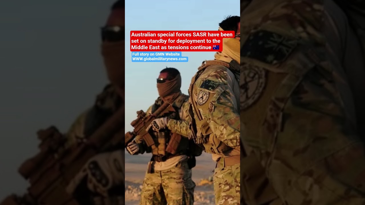 Australian military special forces deploying to middle East