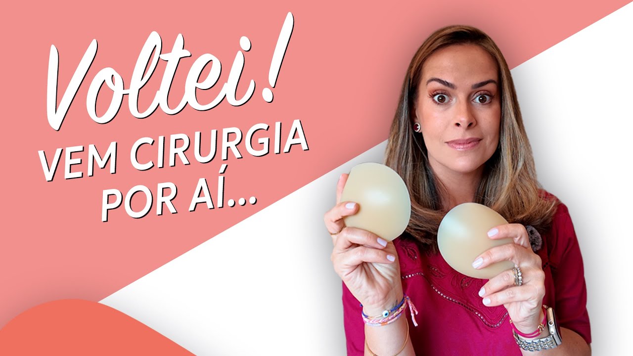 Tô de volta e vou fazer uma cirurgia!