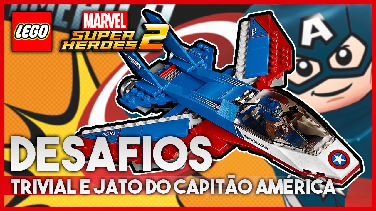 LEGO Marvel Super Heroes 2 | Desafio TRIVIAL e desbloqueio do JATO DO CAPITÃO AMÉRICA