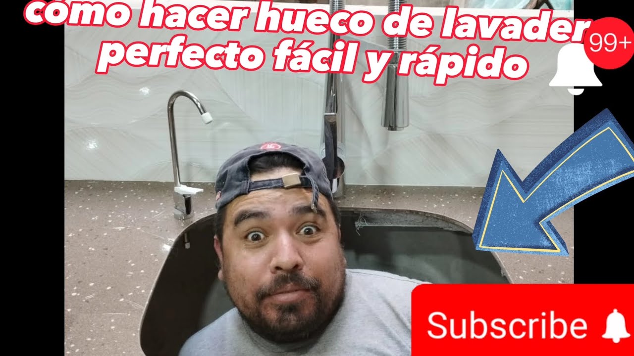 cómo hacer hueco de lavadero facil y rapido