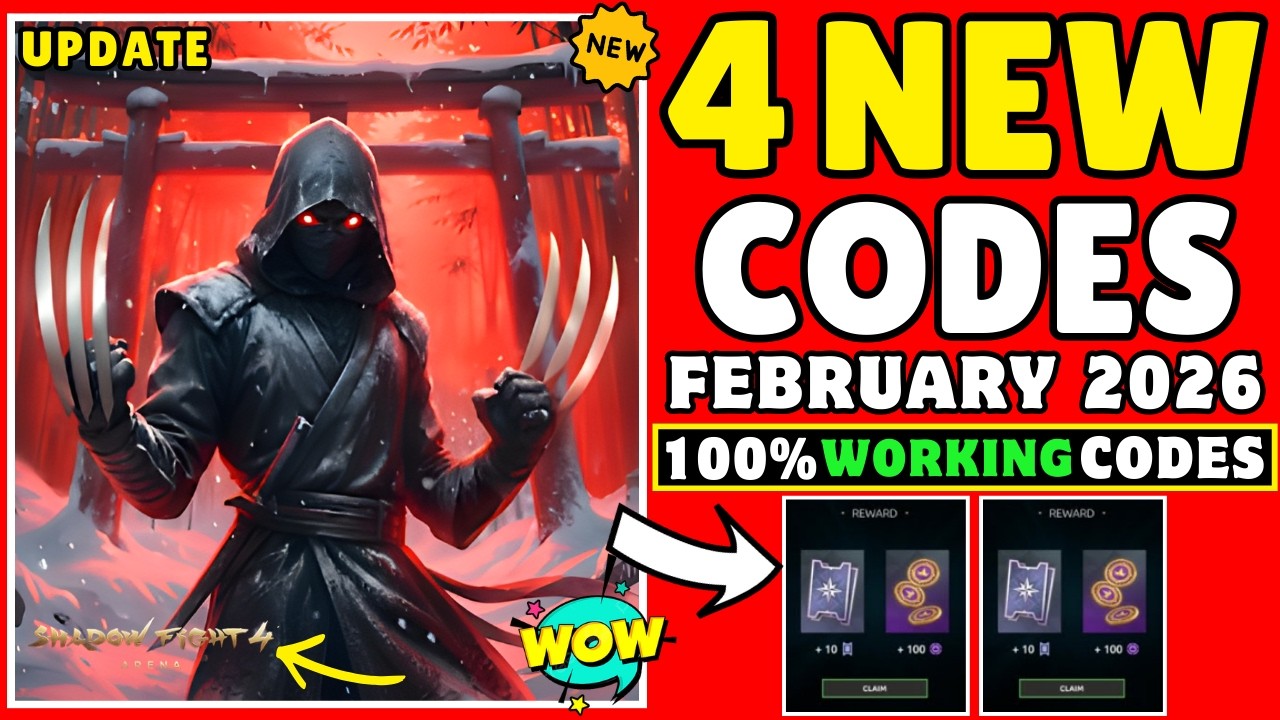 *NEW* SHADOW FIGHT 4 ARENA PROMO CODES IN 2026 FEBRUARY | SHADOW FIGHT 4 ARENA CODE 2026 GEMS