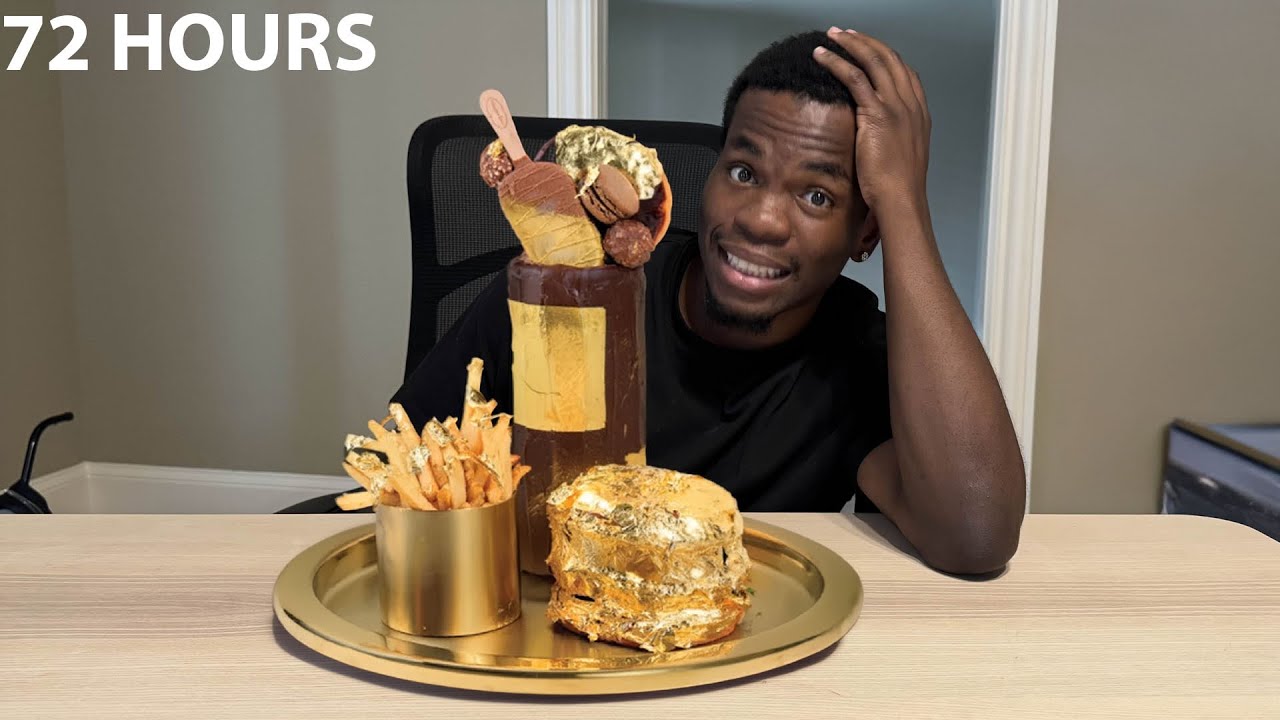 I Only Ate Gold Food For 72 Hours