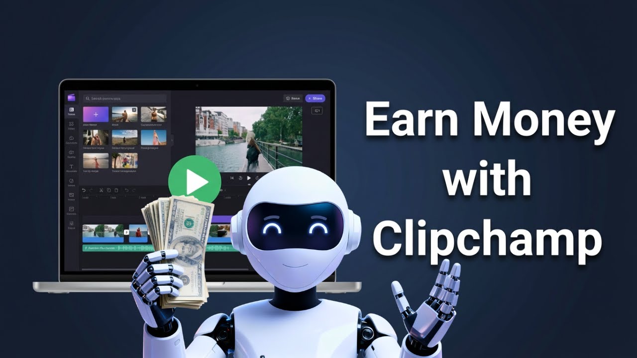 Make Money on YouTube for FREE using Clipchamp (Faceless Tutorial)