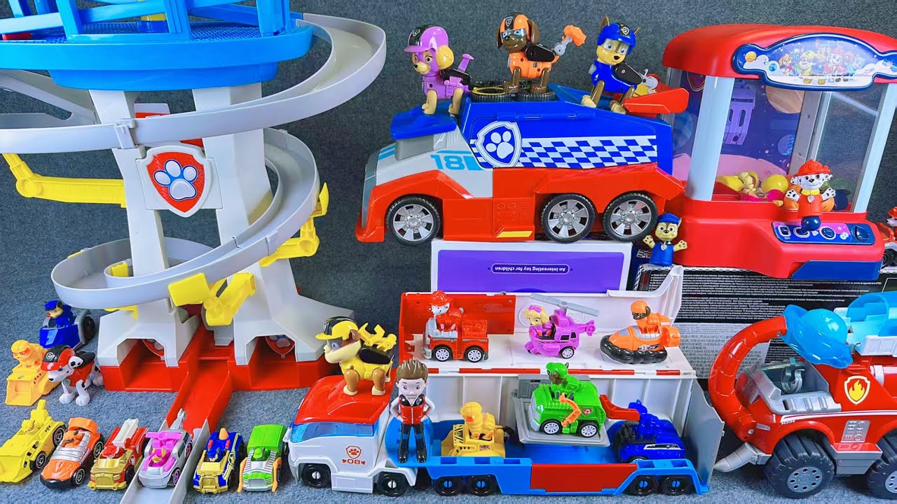 14-minutes of satisfying unboxing, cool PAW Patrol puppy rescue set series ASMR|Toy Review