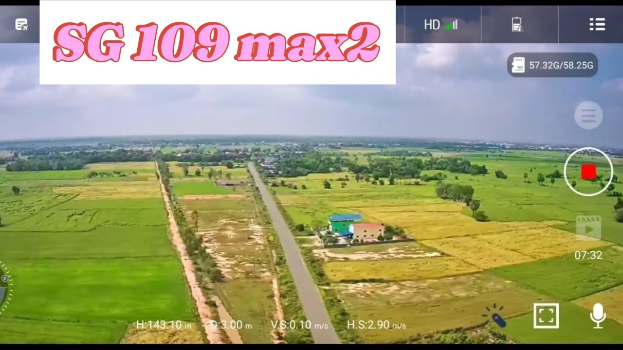 Drone SG 109 max 2 quality camera with 3 axis gimble