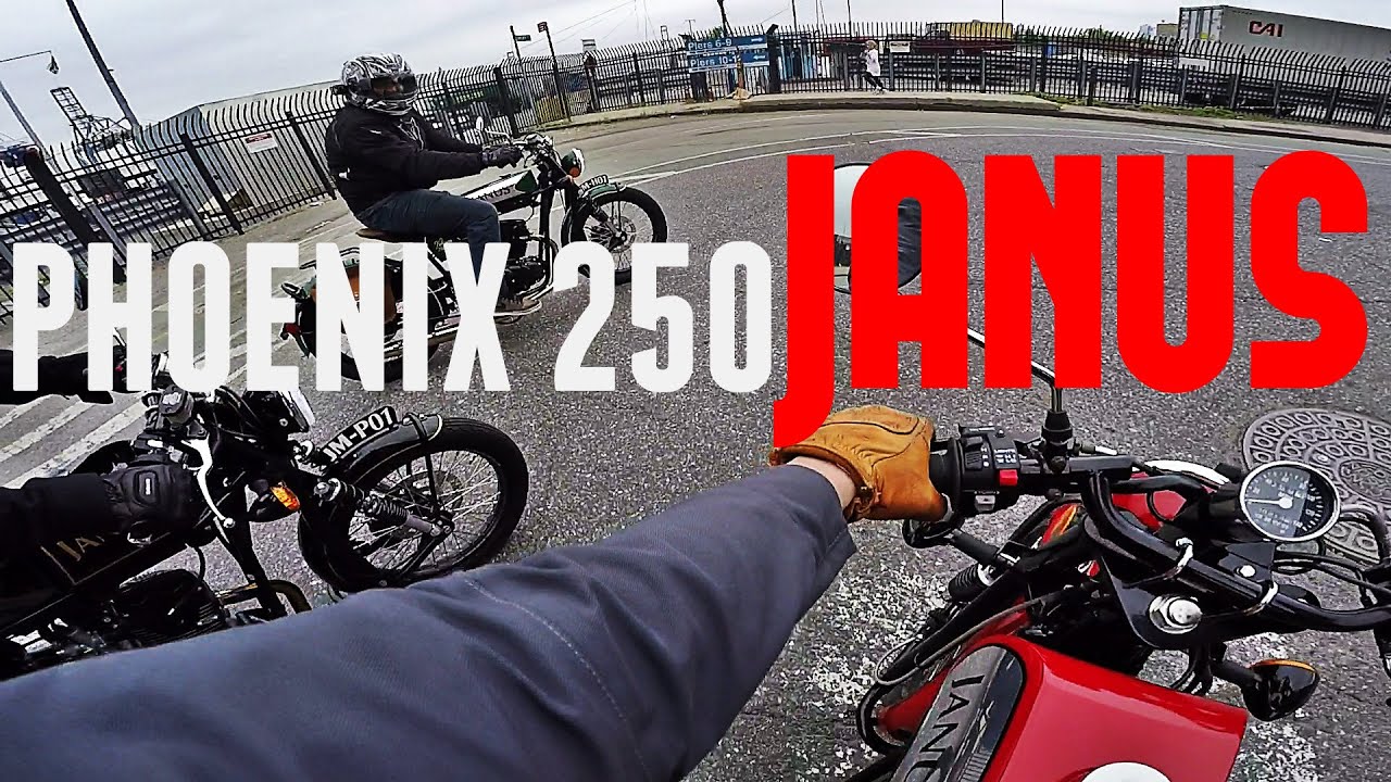 JANUS PHOENIX 250 Street RACING in BROOKLYN - Ride + Impressions - UNION GARAGE DEMO DAY - v220