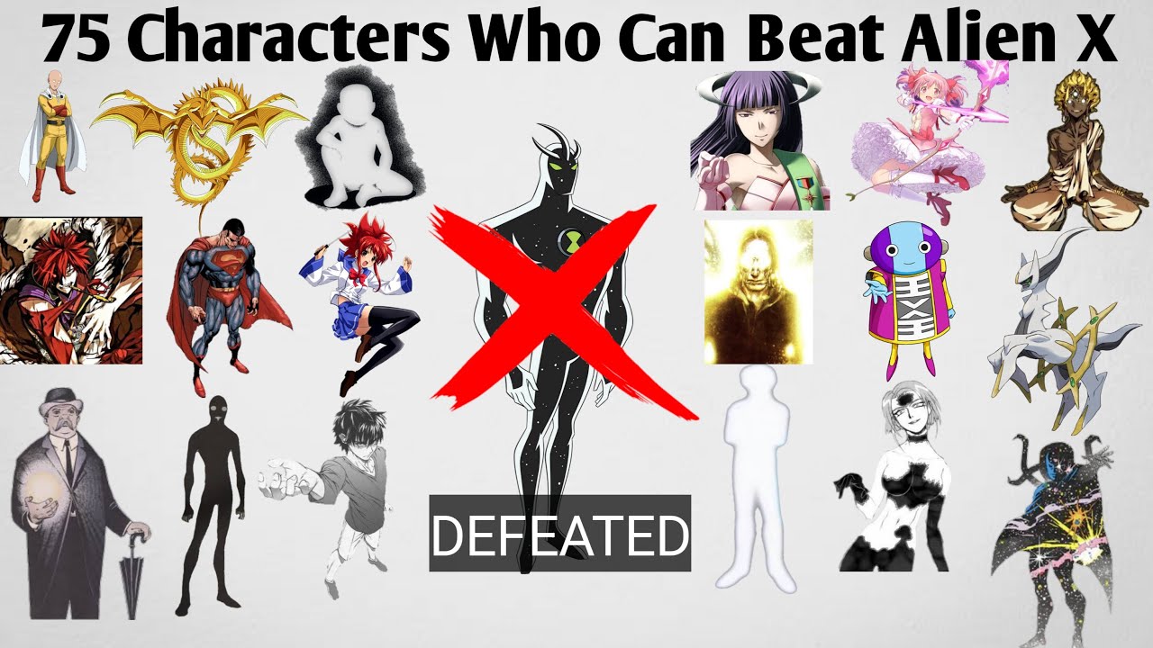 75 Character Who Can Easily Beat Alien X