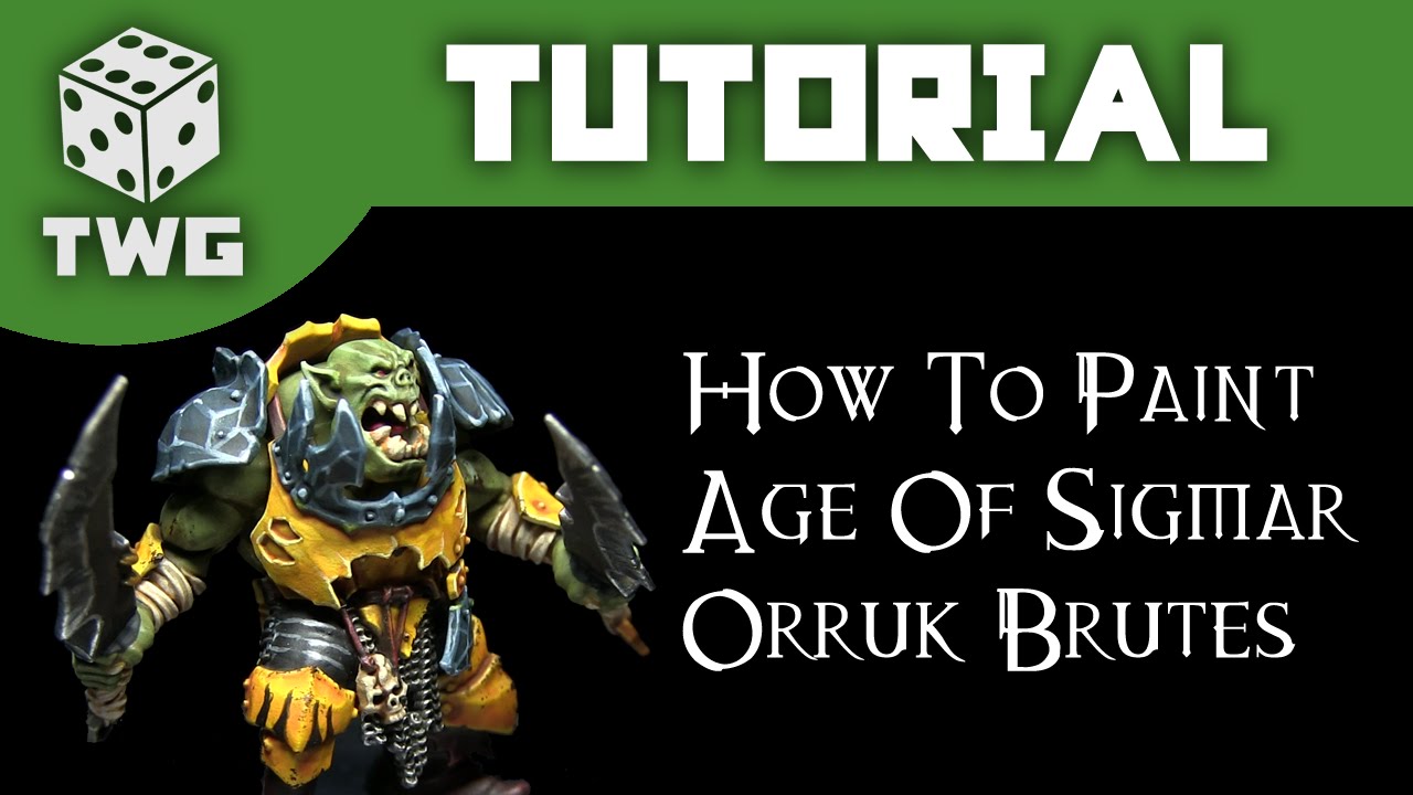 How To Paint Orruk Brutes - Warhammer Age of Sigmar Tutorial (The War Gamer)