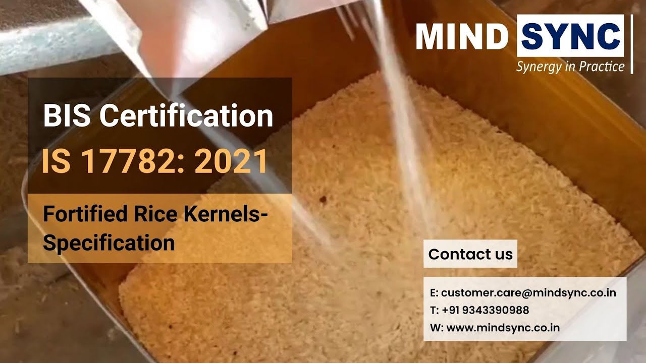 BIS has set Standards for Fortified Rice Kernels (FRK) | Know IS 17782 in detail