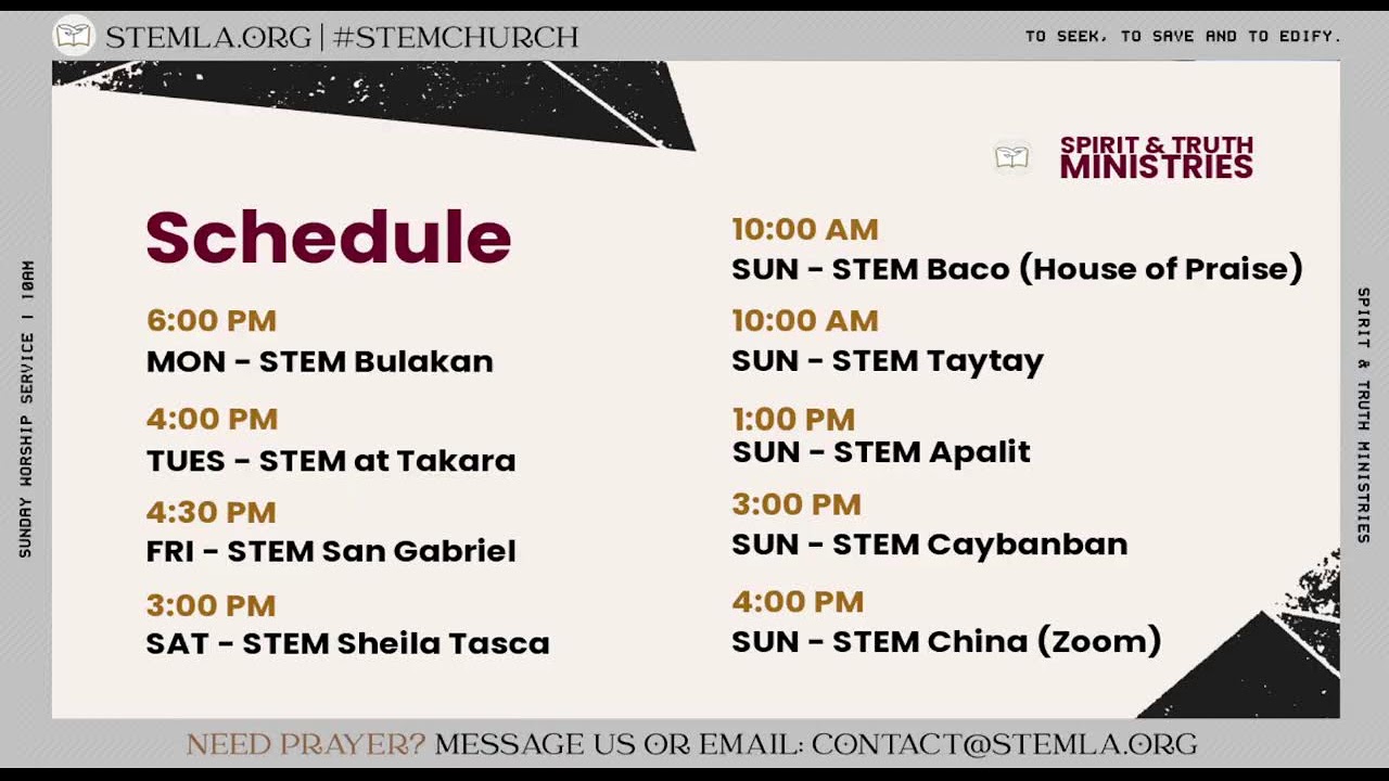 Sunday Worship Service | Spirit & Truth Ministries | February 22, 2026