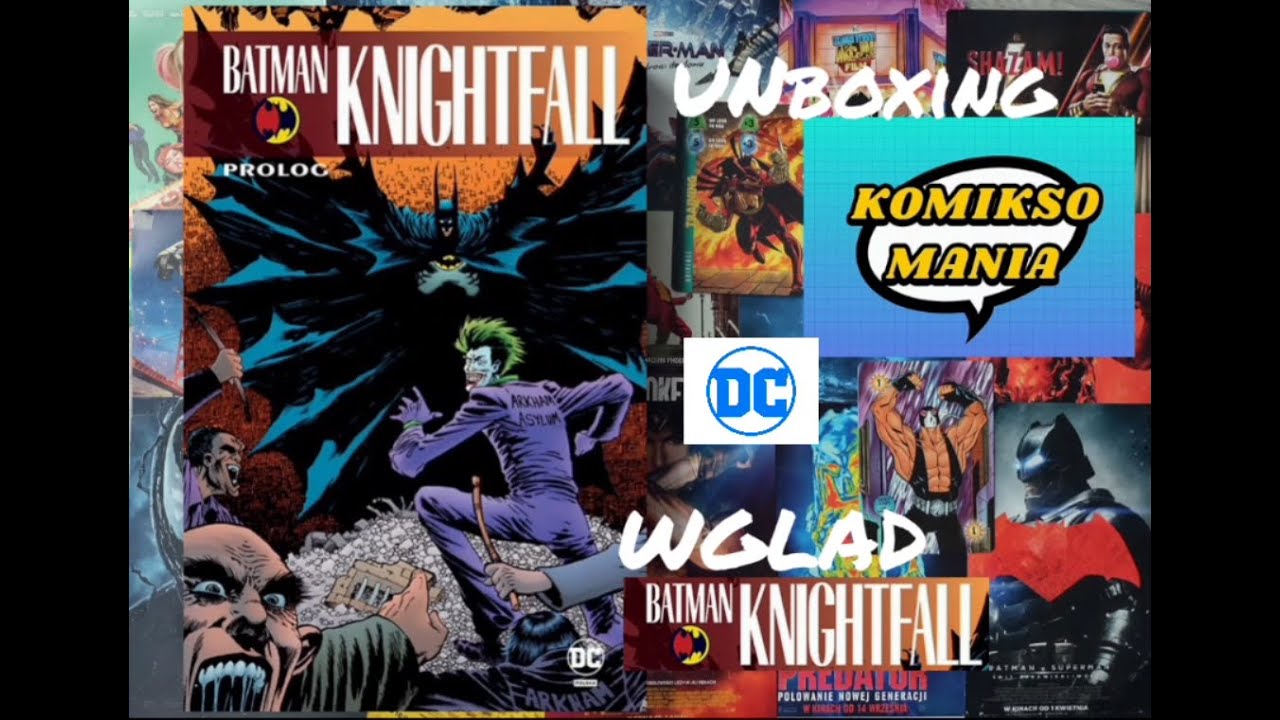 Prezentacja Batman Knightfall Prolog Unboxing i wgląd w komiks DC od Egmont