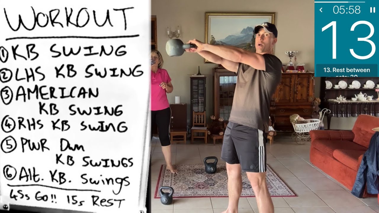 12-Minute Kettlebell Swing Workout for Women 50+ | Full Body HIIT for Strength & Stamina