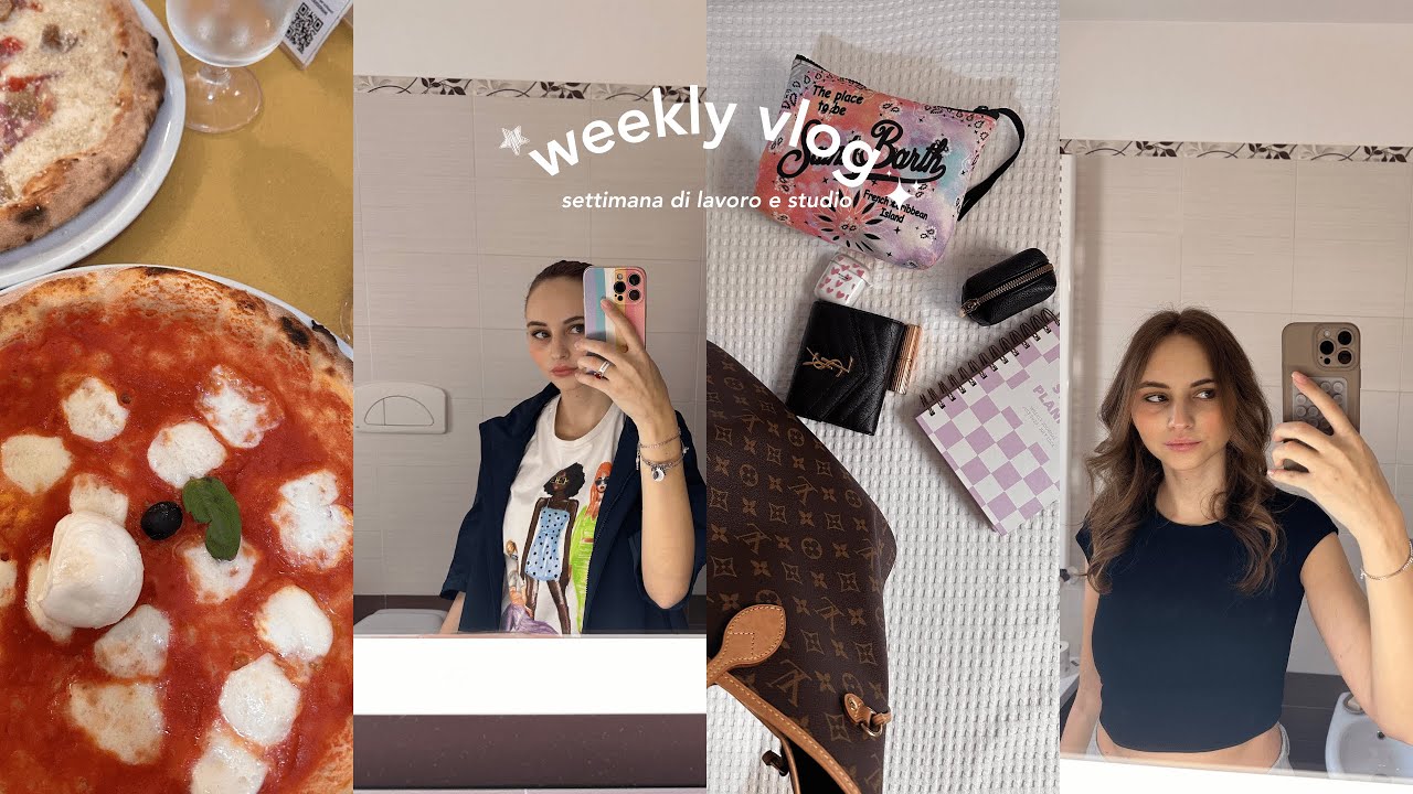 la mia settimana tra lavoro e studio | weekly vlog 🌷
