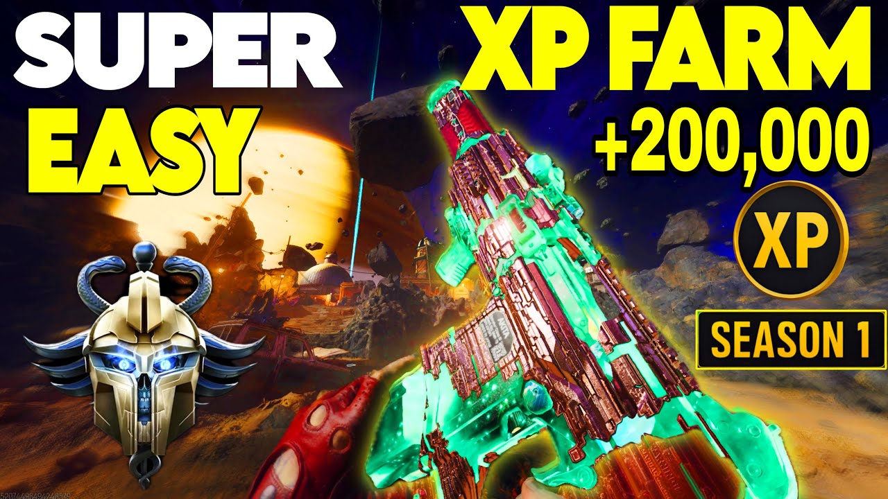 NEW SOLO XP FARM in BO7 Zombies! (FASTEST SEASON 1 Method)
